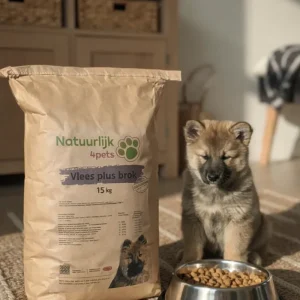 Natuurlijk-4pets Vlees plusbrok 15 kilo